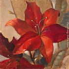 Lanie Loreth Crimson Fleurish II painting
